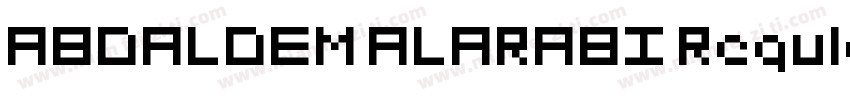 ABDALDEM ALARABI Regular字体转换